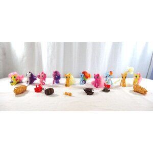 My Little Pony G4‎ Cheerilee 3" Brushable Figure 3 Flowers Cutie Mark 10 Lot